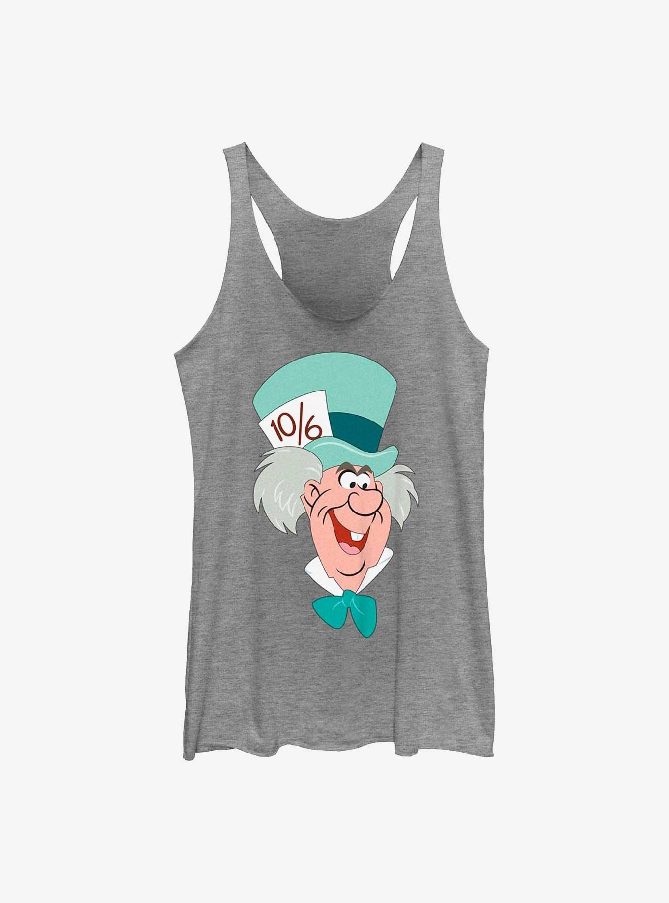 Disney Alice In Wonderland Mad Hatter Big Face Girls Tank, , hi-res