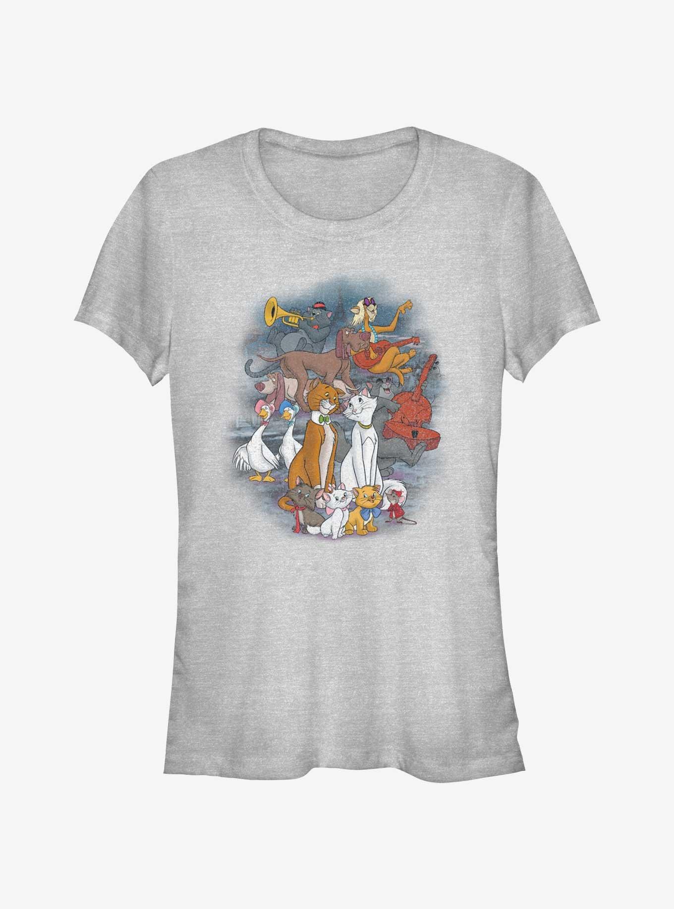 Disney The AristoCats All The Cats Girls T-Shirt, ATH HTR, hi-res