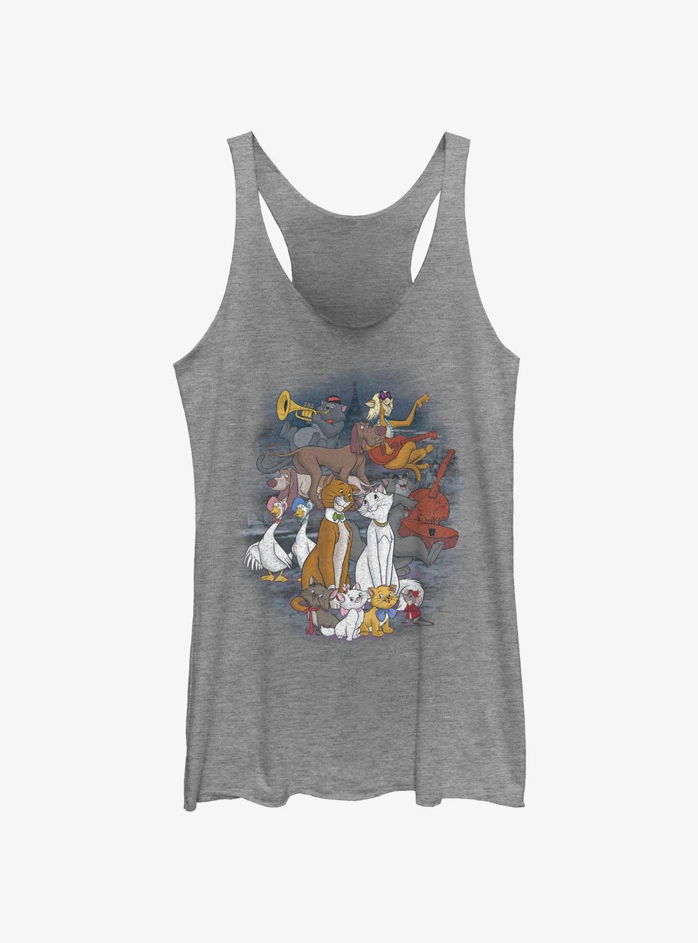 Disney The AristoCats All The Cats Girls Tank, GRAY HTR, hi-res