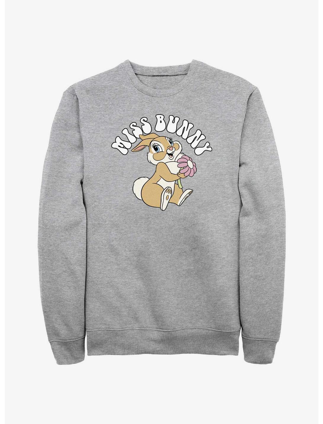 Disney Bambi Miss Bunny Retro Sweatshirt, ATH HTR, hi-res