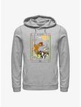 Disney Bambi and Friends Flower & Thumper Card Hoodie, ATH HTR, hi-res