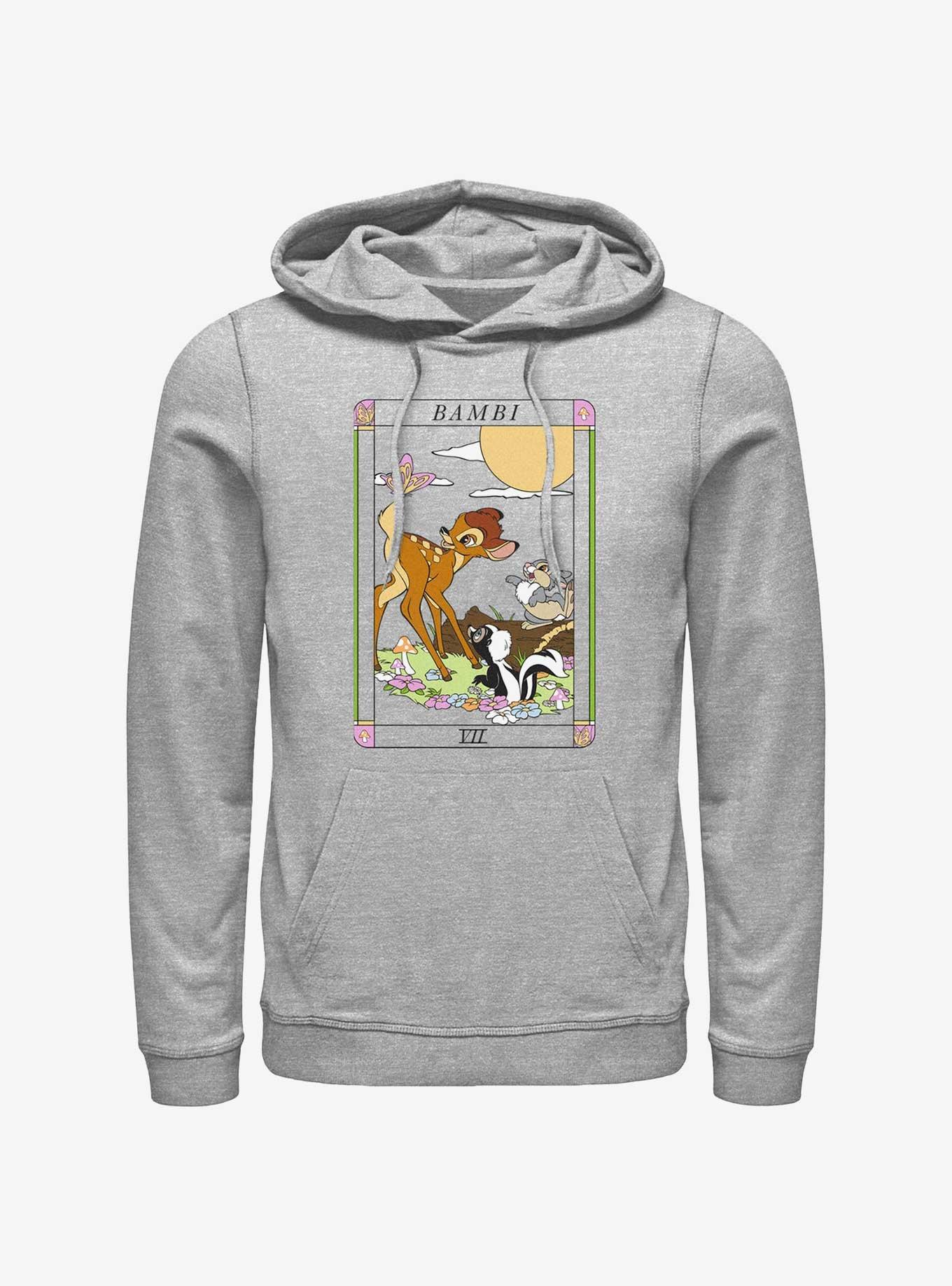 Disney Bambi and Friends Flower & Thumper Card Hoodie, , hi-res