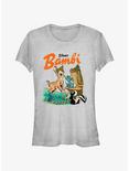 Disney Bambi Vintage Forest Friends Girls T-Shirt, ATH HTR, hi-res