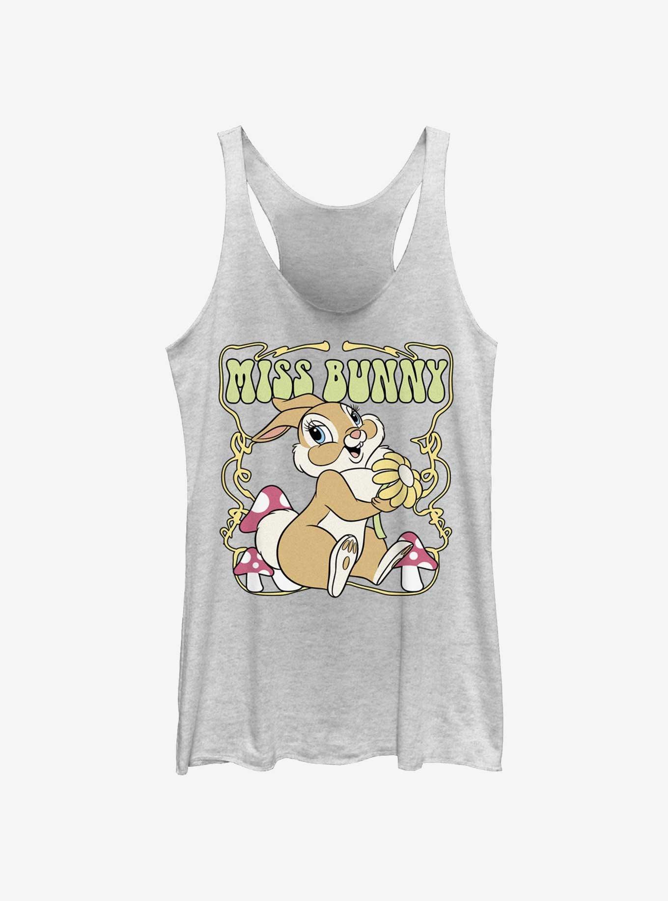 Disney Bambi Miss Bunny Girls Tank, WHITE HTR, hi-res