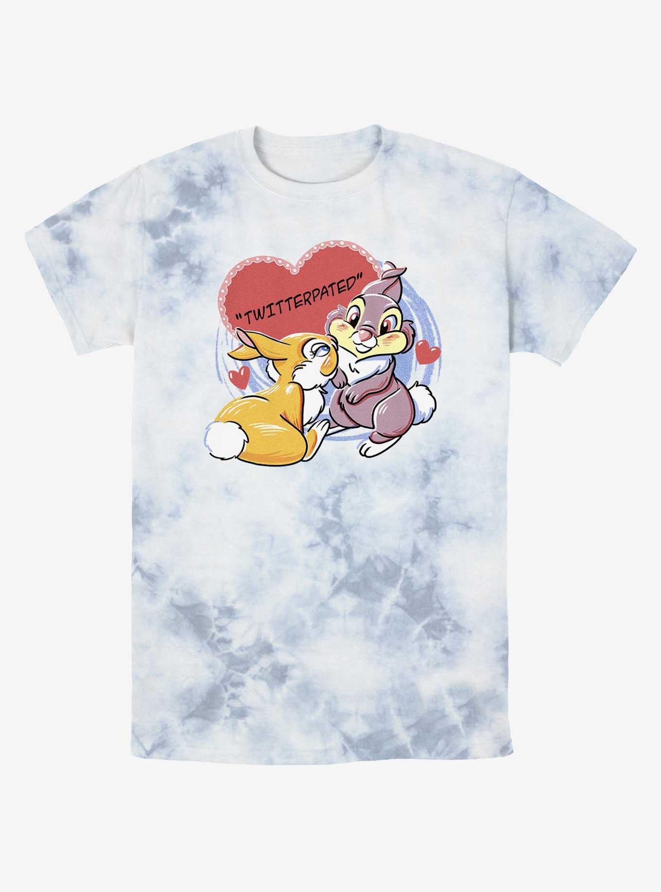 Disney Bambi Thumper Loves Miss Bunny Twitterpated Tie-Dye T-Shirt, , hi-res