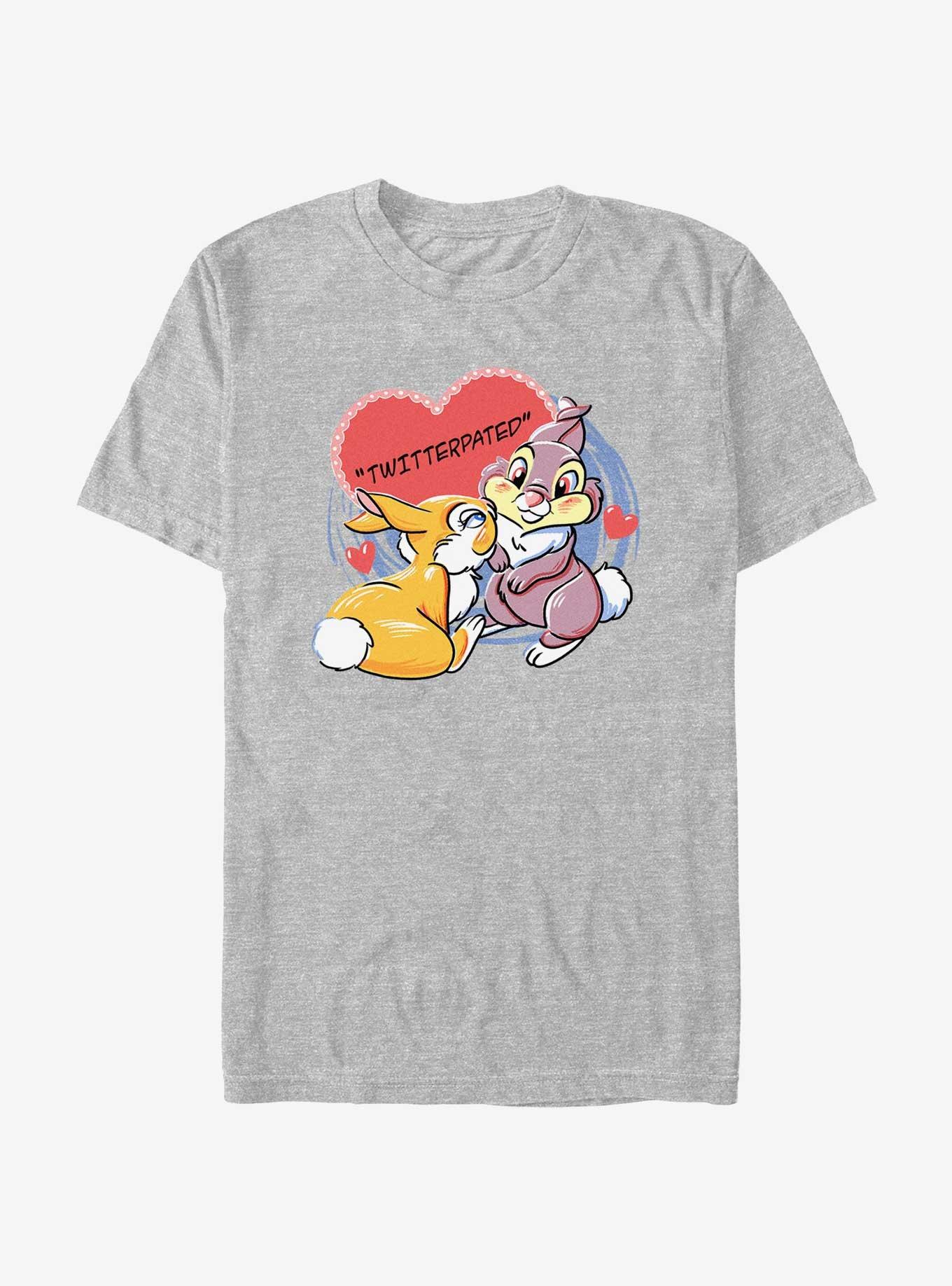 Disney Bambi Thumper Loves Miss Bunny Twitterpated T-Shirt, ATH HTR, hi-res