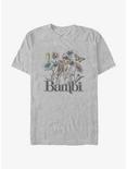 Disney Bambi Watercolor Floral T-Shirt, ATH HTR, hi-res