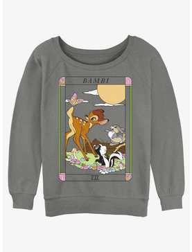 Disney Bambi and Friends Flower & Thumper Card Girls Slouchy Sweatshirt, , hi-res