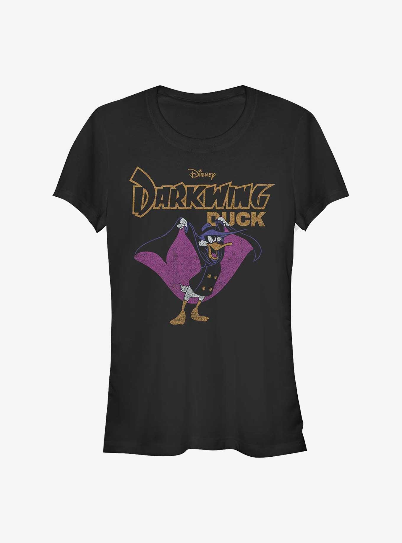 Disney Darkwing Duck The Dark Duck Girls T-Shirt, BLACK, hi-res