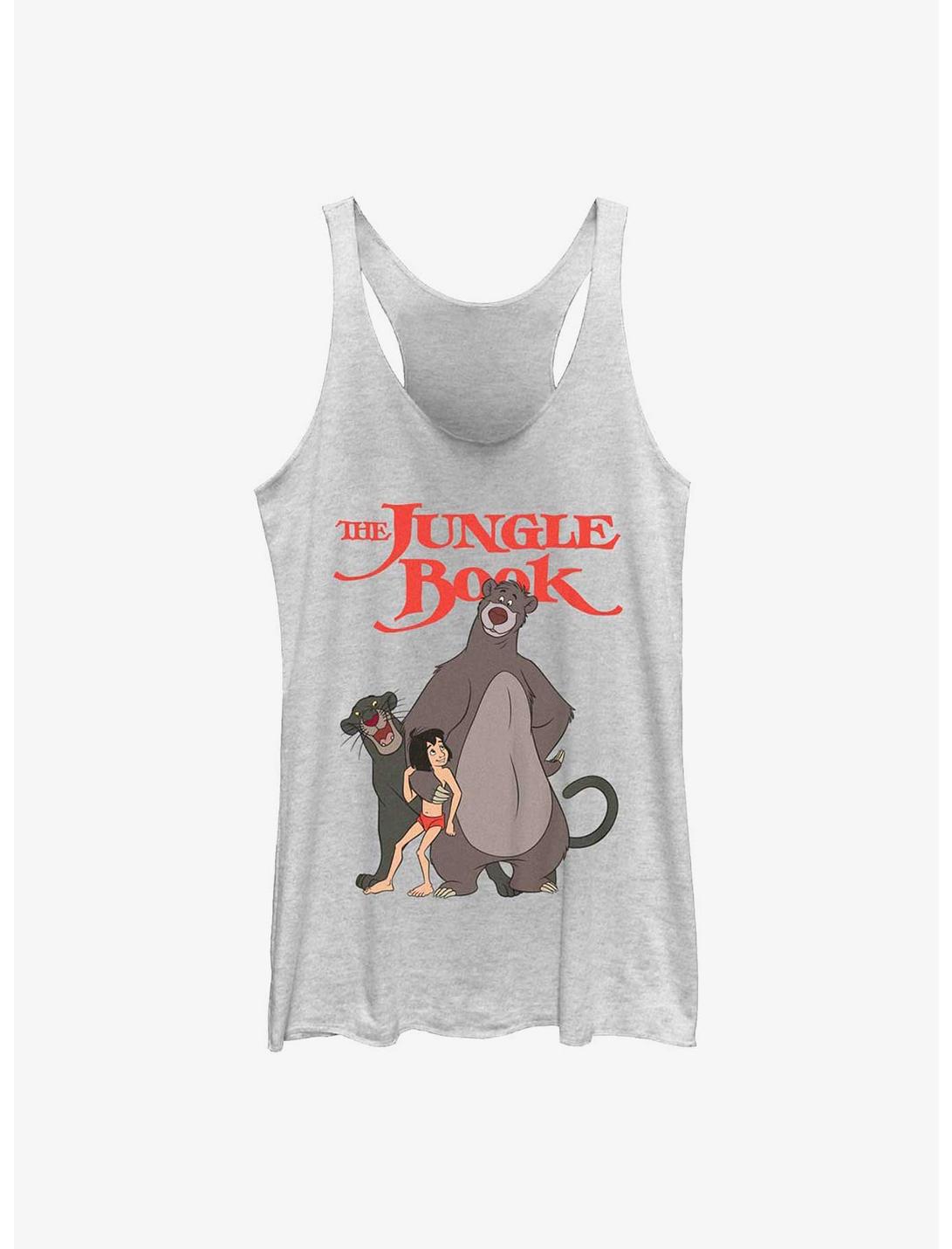 Disney The Jungle Book Almost Family Girls Tank, WHITE HTR, hi-res
