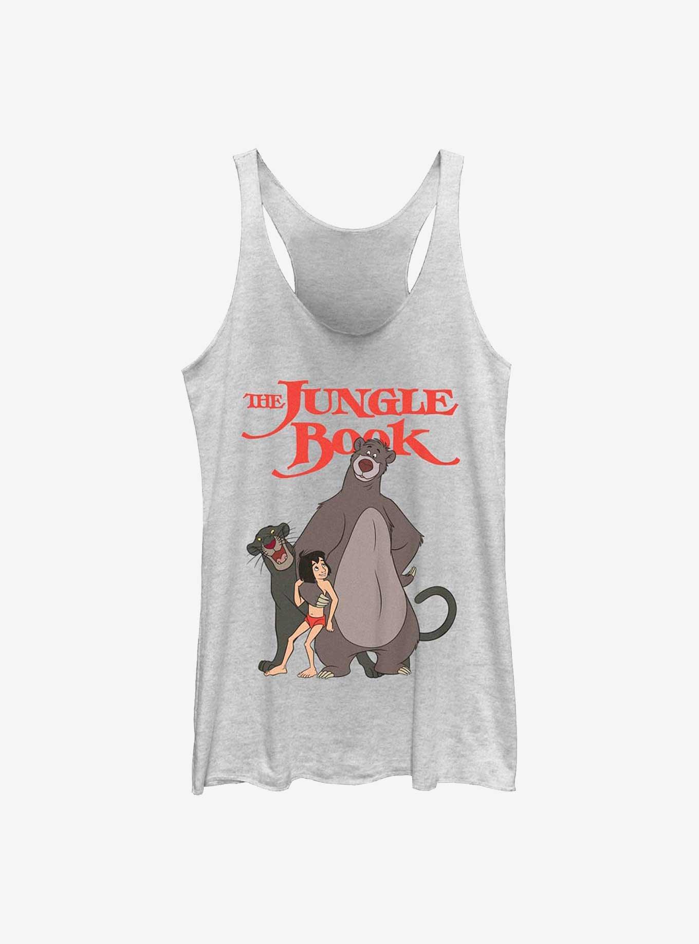 Disney The Jungle Book Almost Family Girls Tank, WHITE HTR, hi-res