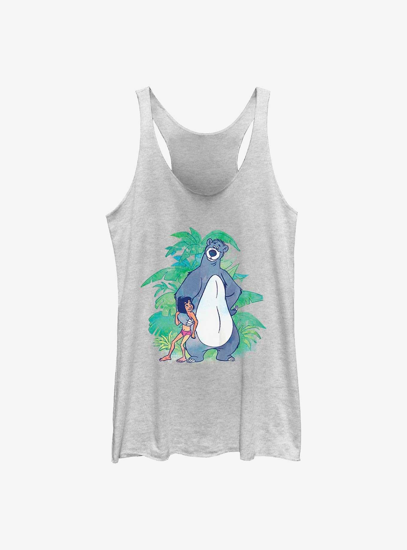 Disney The Jungle Book Boogie Jungle Girls Tank, WHITE HTR, hi-res