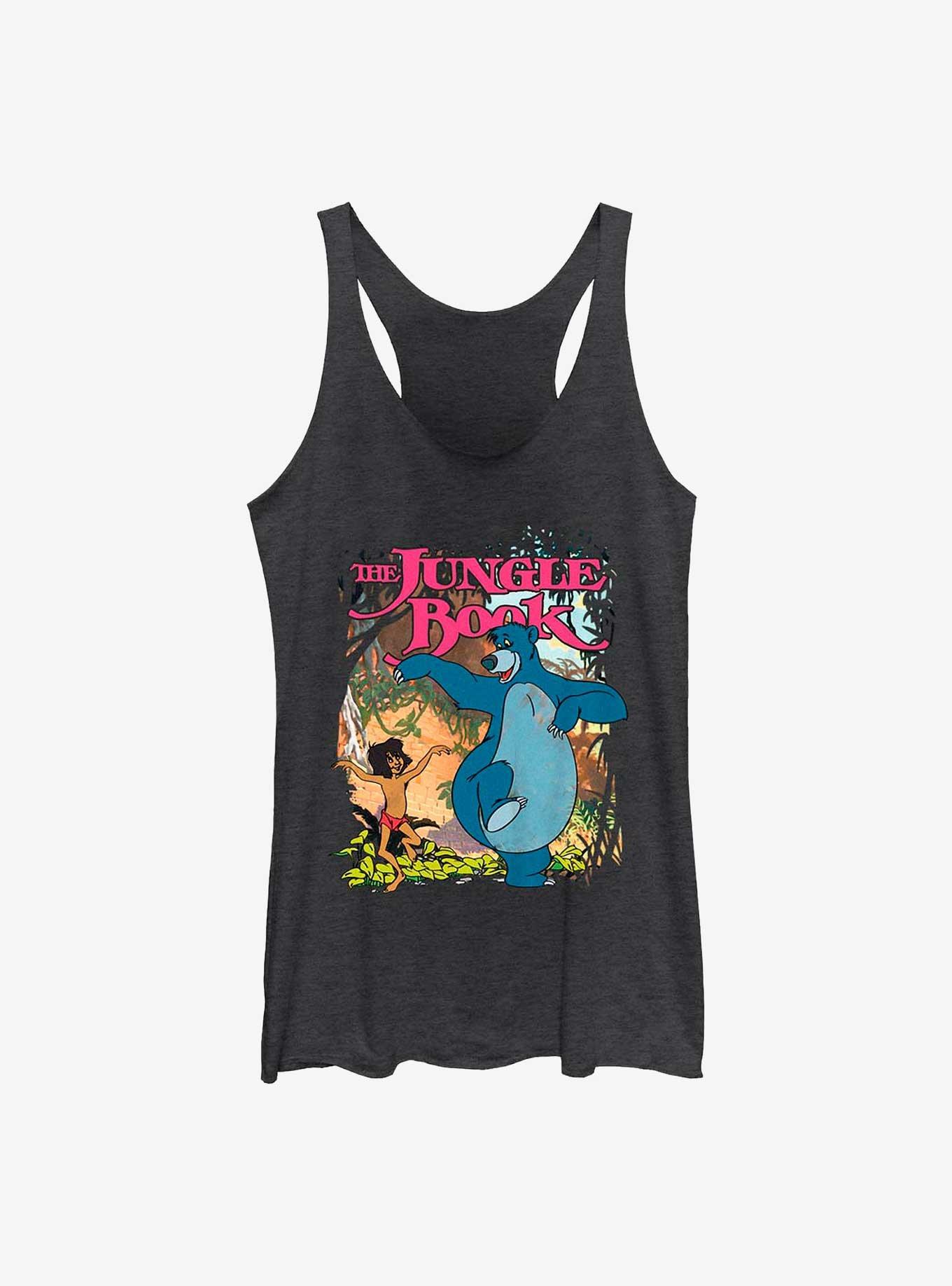 Disney The Jungle Book Friends Dance Girls Tank, BLK HTR, hi-res