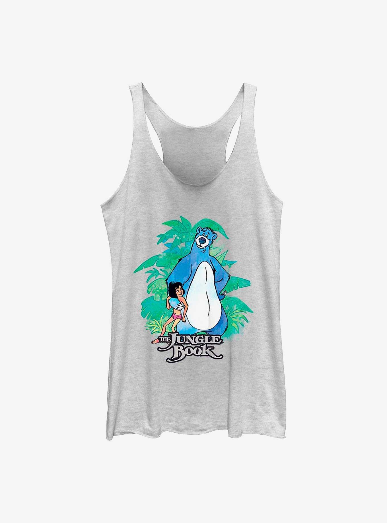 Disney The Jungle Book Hey Friend Girls Tank, WHITE HTR, hi-res