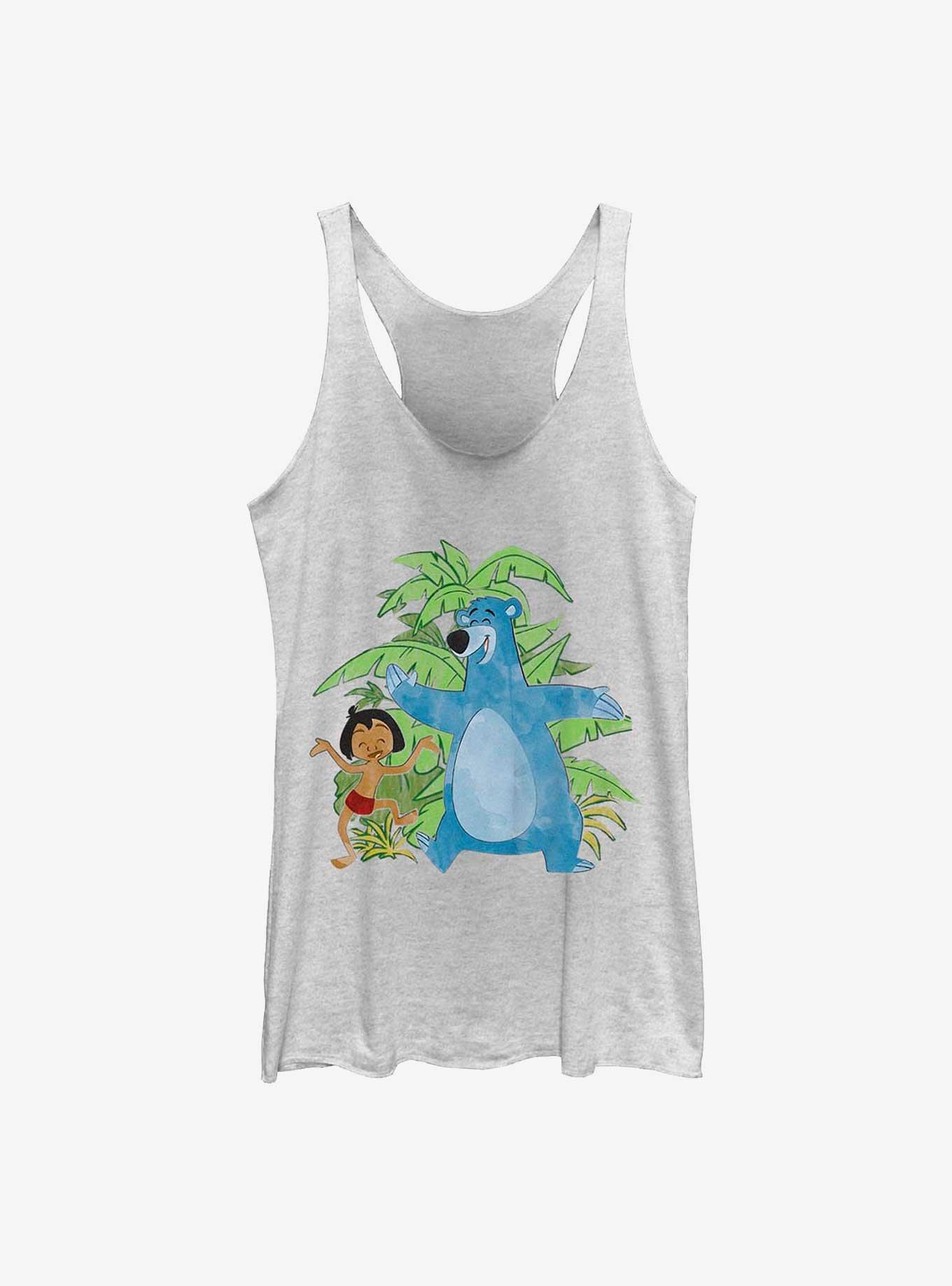 Disney The Jungle Book Jungle Boogie Girls Tank, WHITE HTR, hi-res