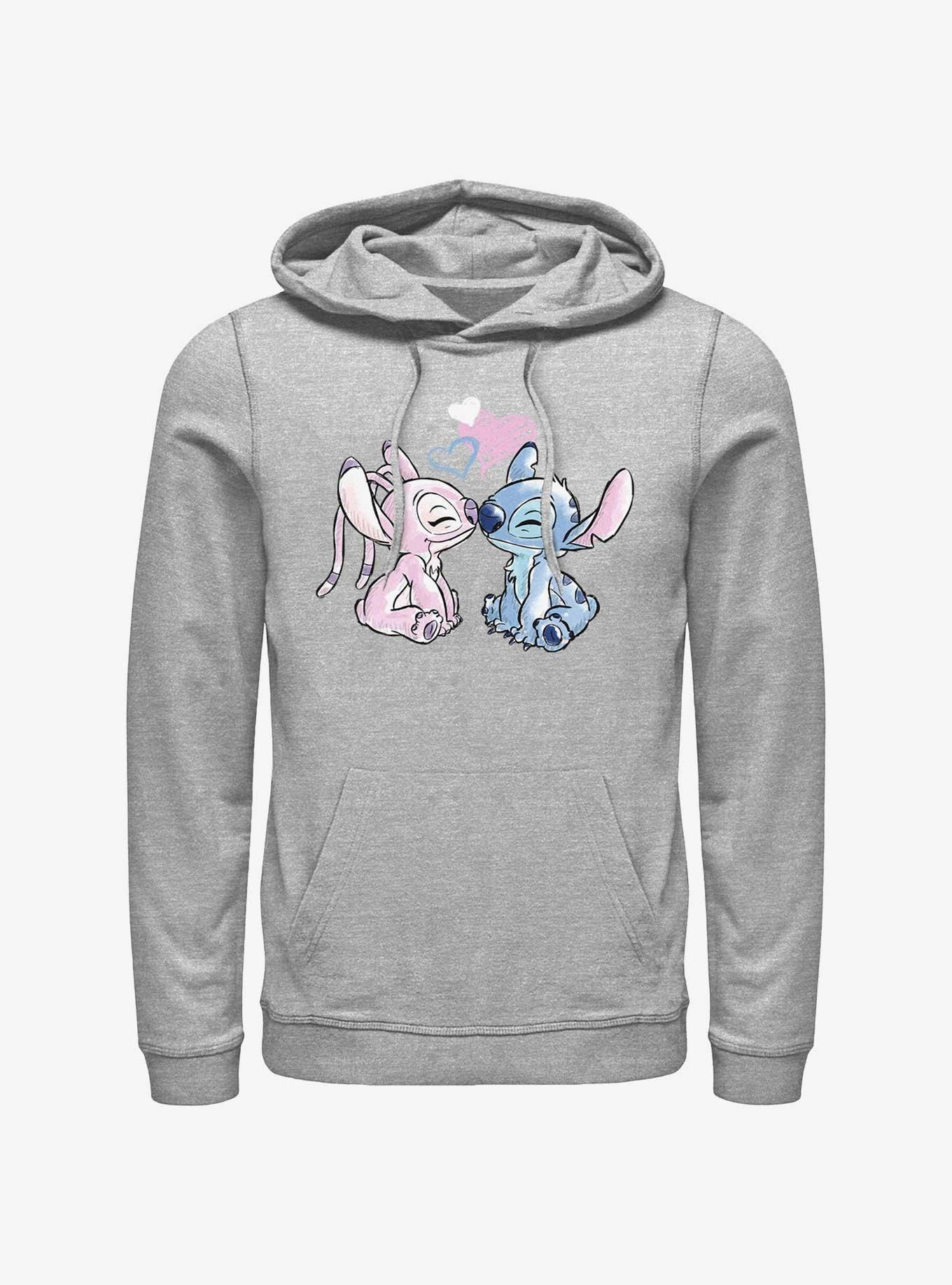 Official Disney Lilo & Stitch Angel Loves Stitch Hoodie