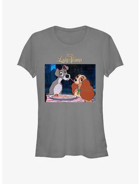 Disney Lady and the Tramp Share Spaghetti Girls T-Shirt, , hi-res