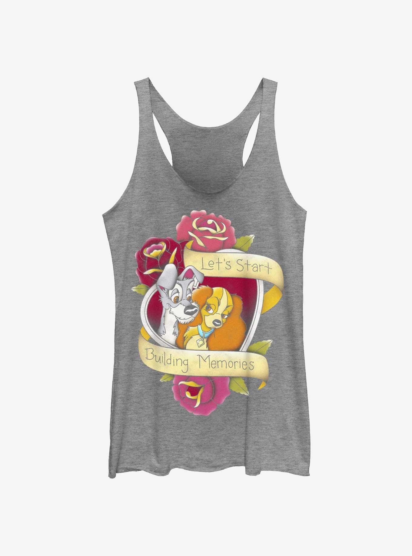 Disney Lady and the Tramp Build Memories Girls Tank, , hi-res