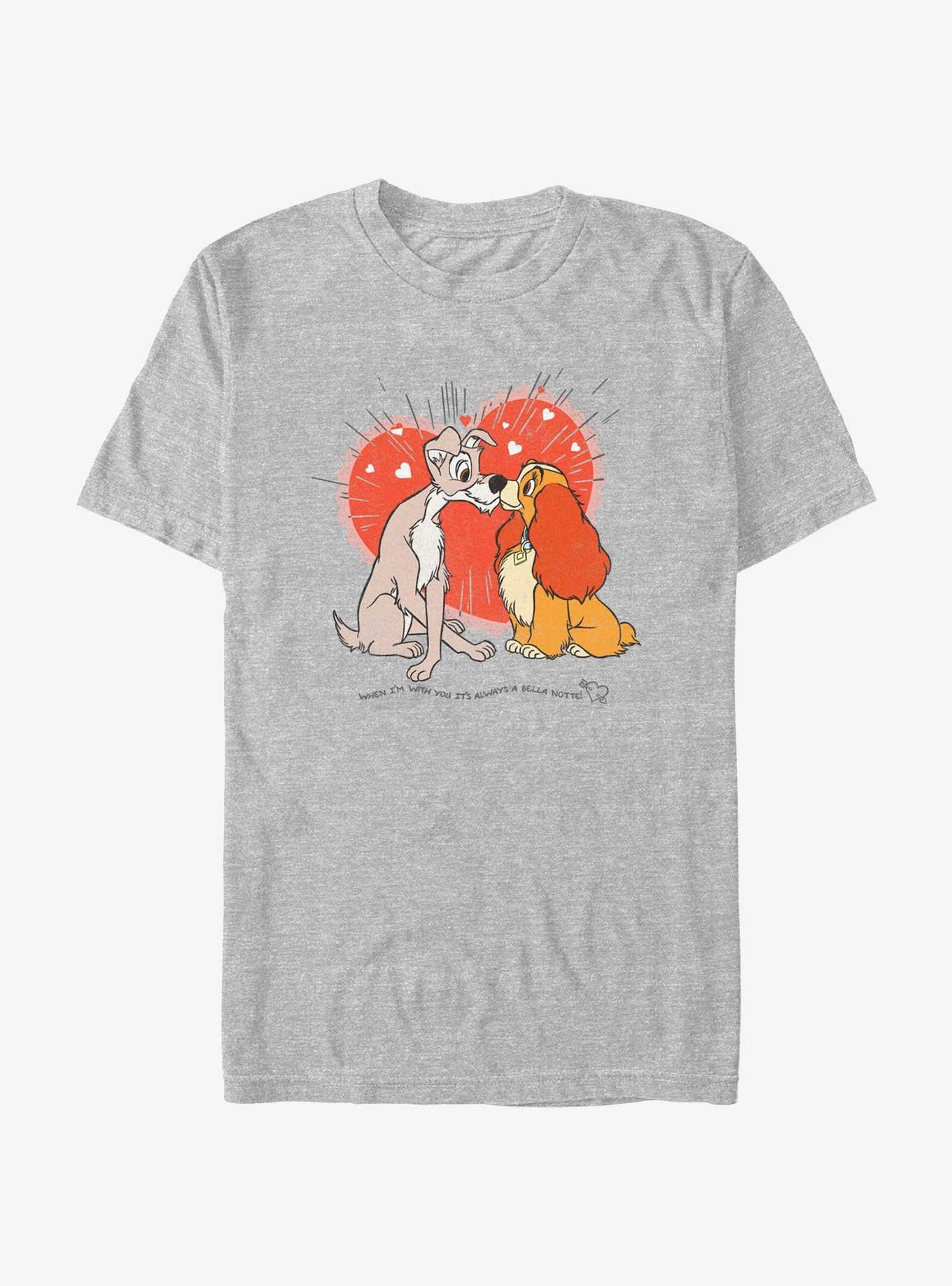 Disney Lady and the Tramp Bella Notte Lovers T-Shirt