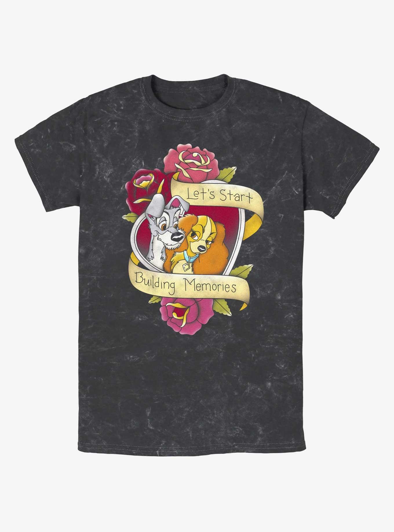 Disney Lady and the Tramp Build Memories Mineral Wash T-Shirt, , hi-res