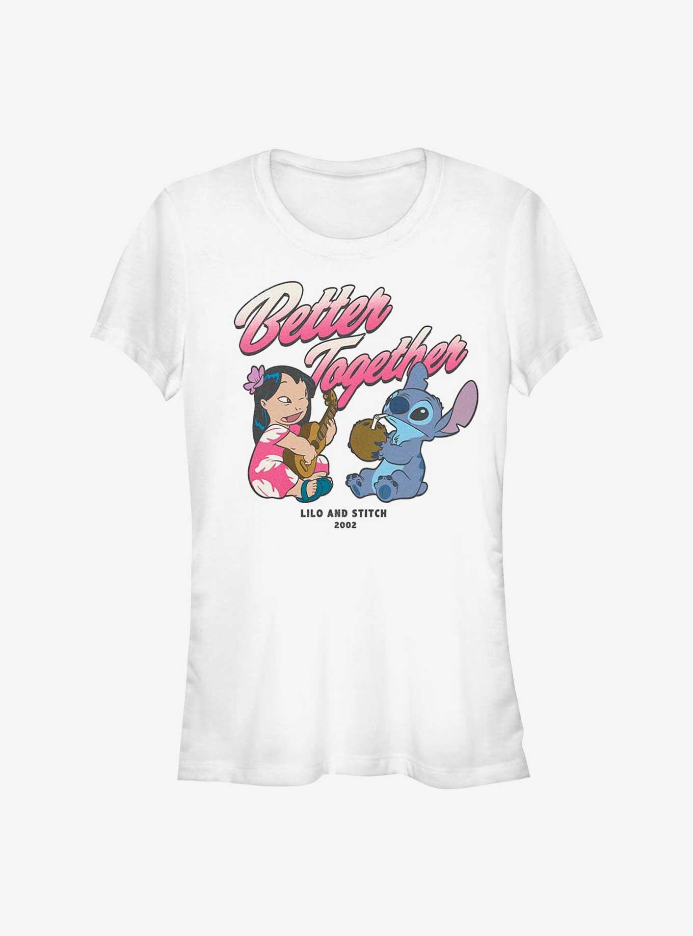 Disney Lilo & Stitch Better Together Girls T-Shirt, WHITE, hi-res