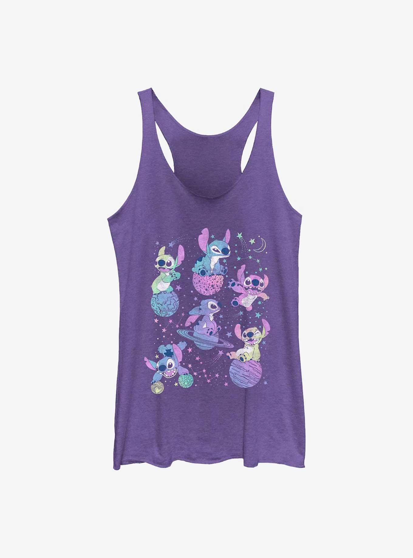 Disney Lilo & Stitch Planetary Stitch Girls Tank, PUR HTR, hi-res