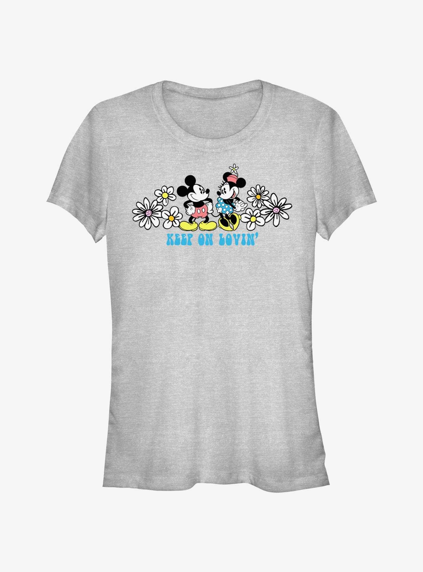 Disney Mickey Mouse & Minnie Mouse Keep On Lovin' Girls T-Shirt, ATH HTR, hi-res