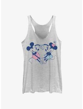 Disney Mickey Mouse & Minnie Mouse Heart Pair Girls Tank Top, , hi-res