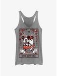 Disney Mickey Mouse & Minnie Mouse The Lovers Girls Tank Top, GRAY HTR, hi-res