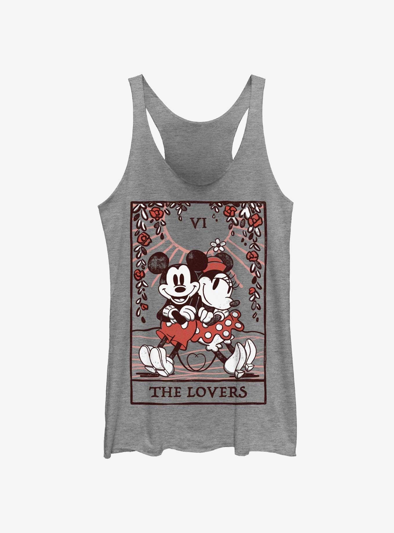 Disney Mickey Mouse & Minnie Mouse The Lovers Girls Tank Top