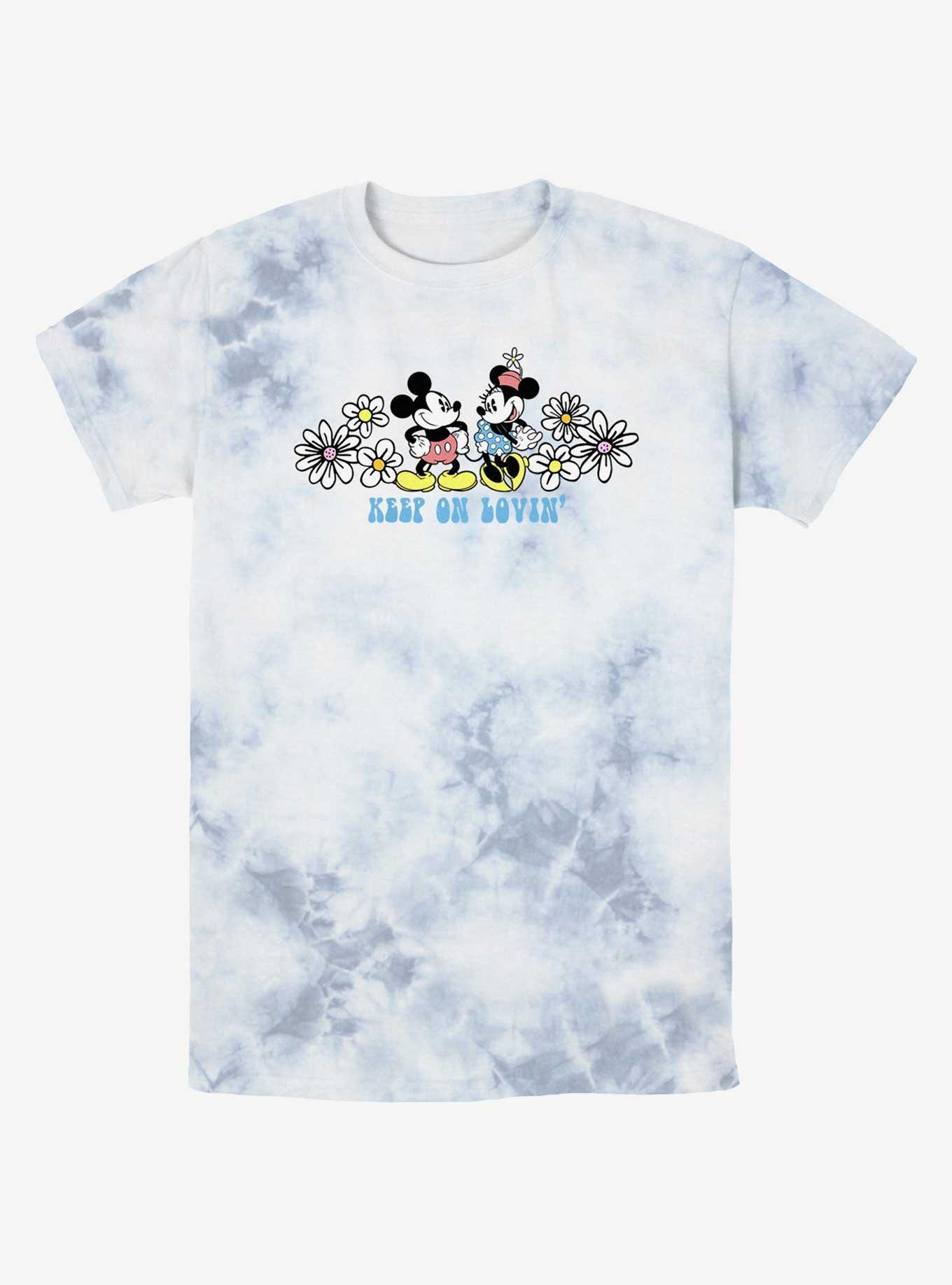 Disney Mickey Mouse & Minnie Mouse Keep On Lovin' Tie-Dye T-Shirt, , hi-res