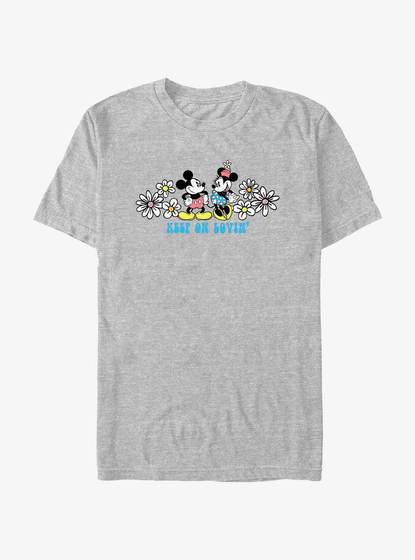 Disney Mickey Mouse & Minnie Mouse Keep On Lovin' T-Shirt - GREY