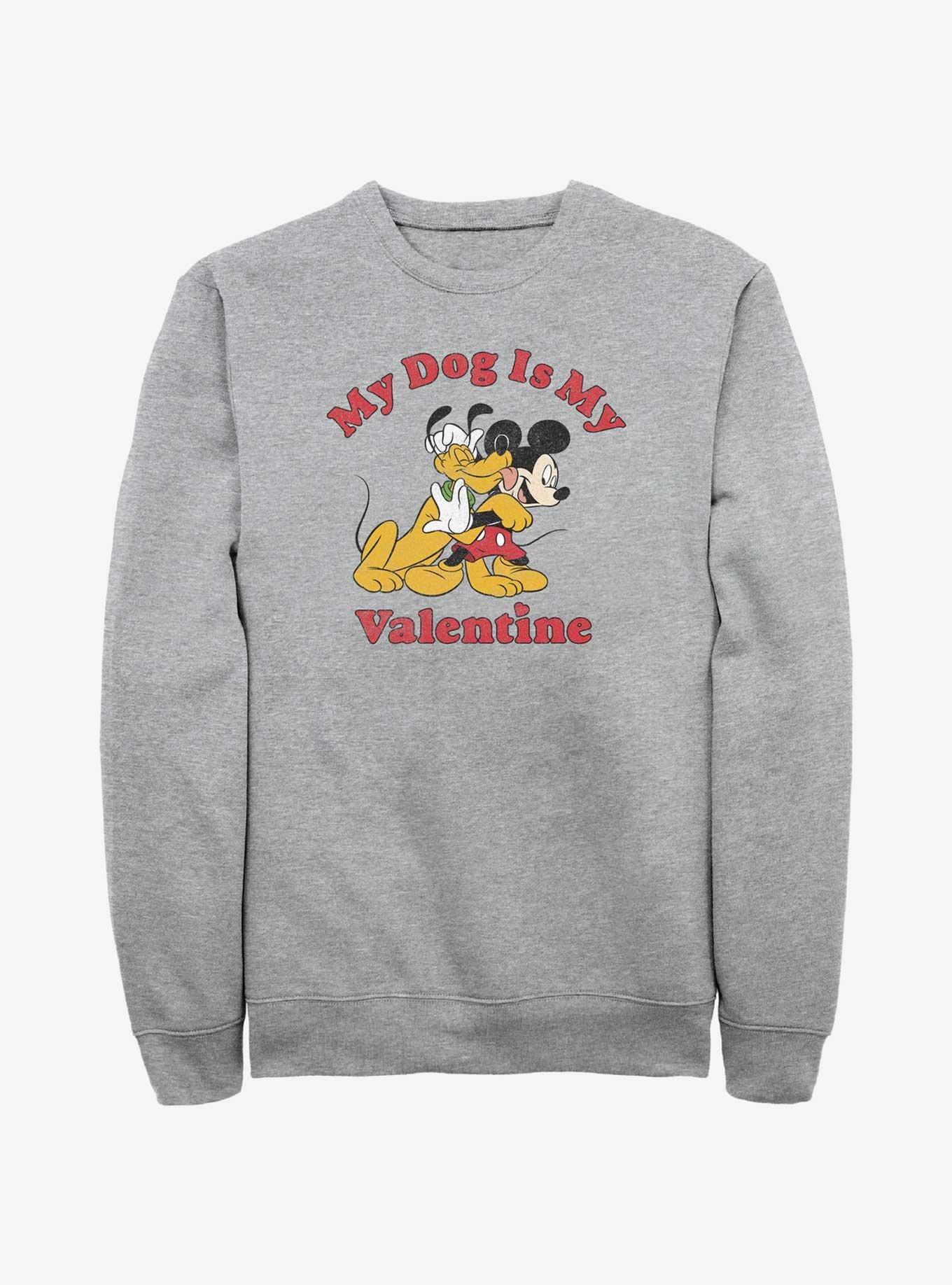 Disney Pluto Love My Dog Sweatshirt, ATH HTR, hi-res