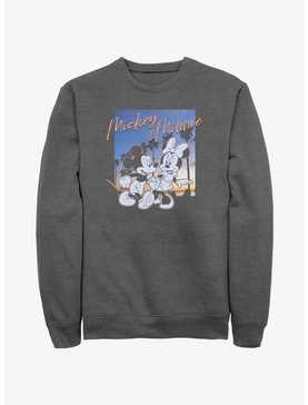 Disney Mickey Mouse & Minnie Mouse Sunset Couple Sweatshirt, , hi-res