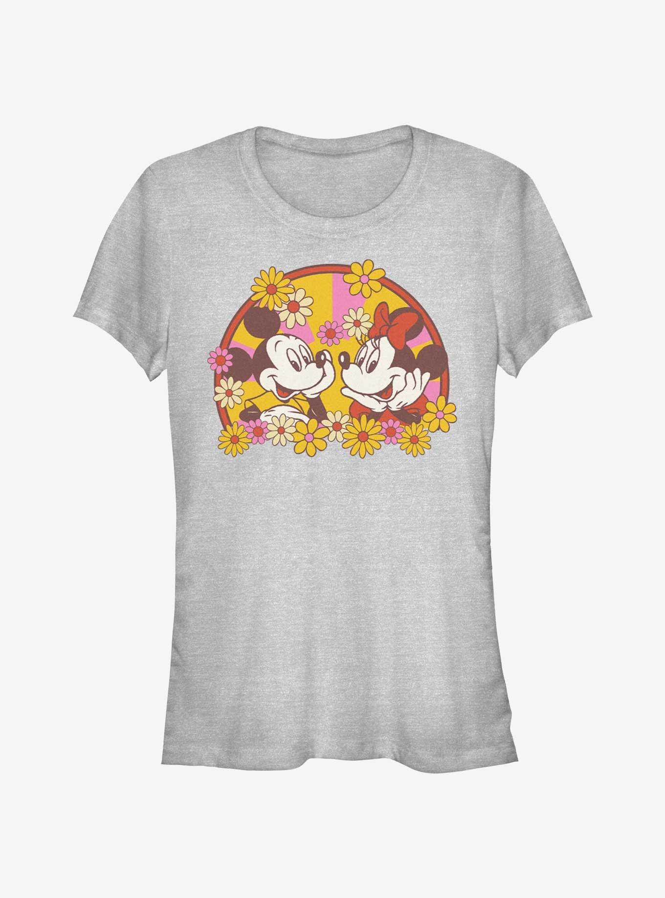Disney Mickey Mouse & Minnie Mouse Love Bloom Girls T-Shirt, , hi-res