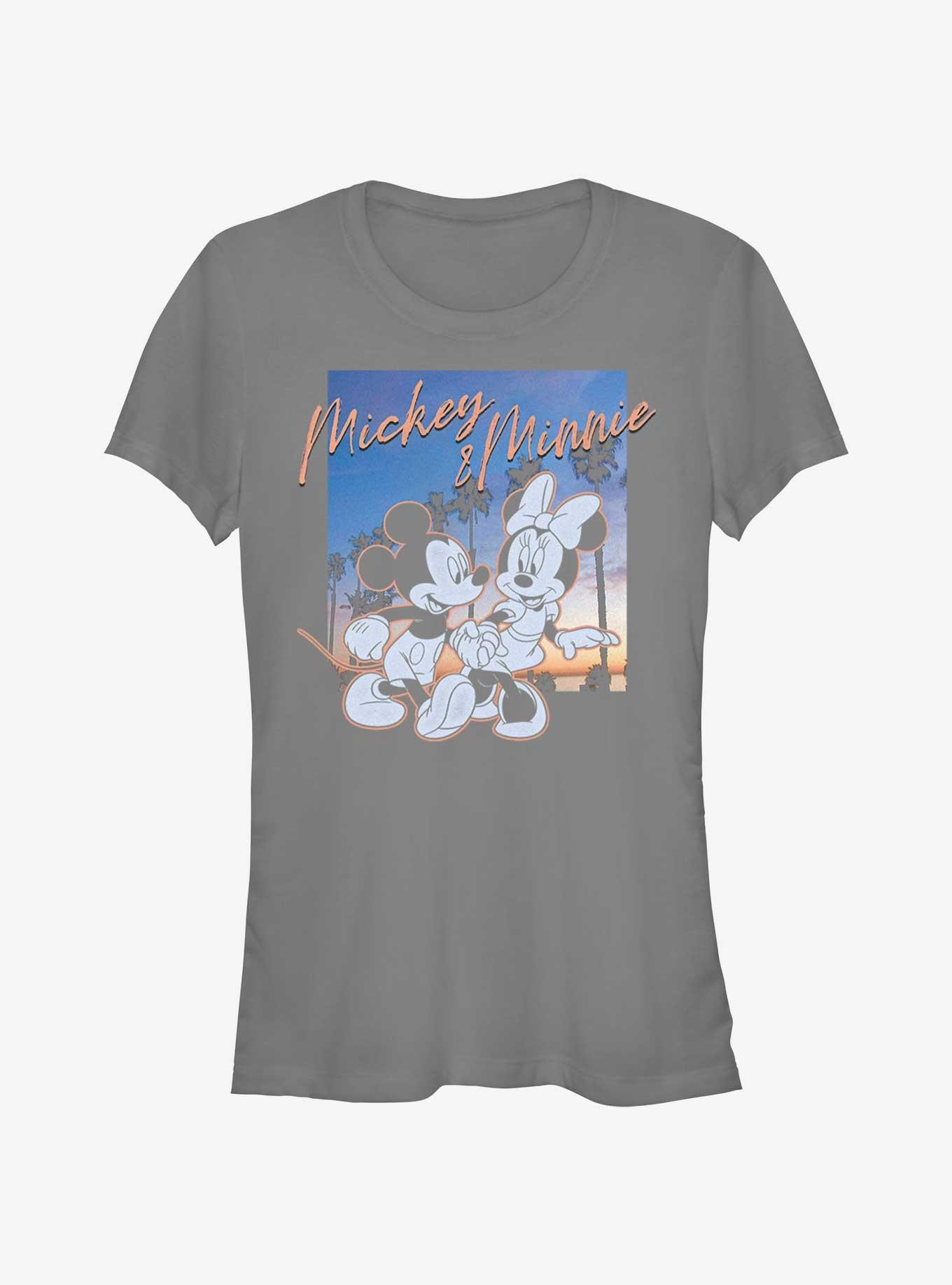 Disney Mickey Mouse & Minnie Mouse Sunset Couple Girls T-Shirt, , hi-res