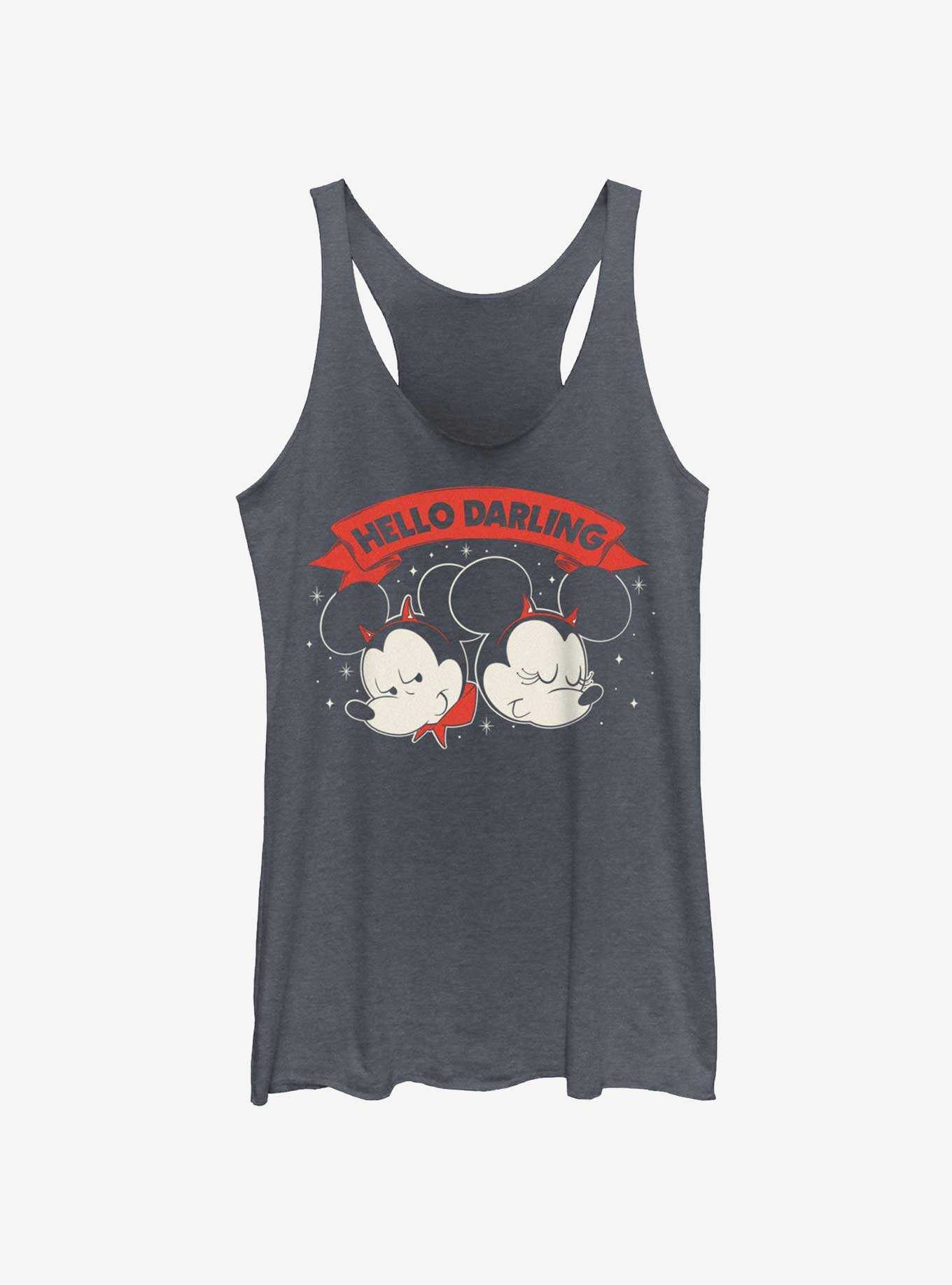 Disney Mickey Mouse & Minnie Mouse Hello Darling Girls Tank Top, , hi-res