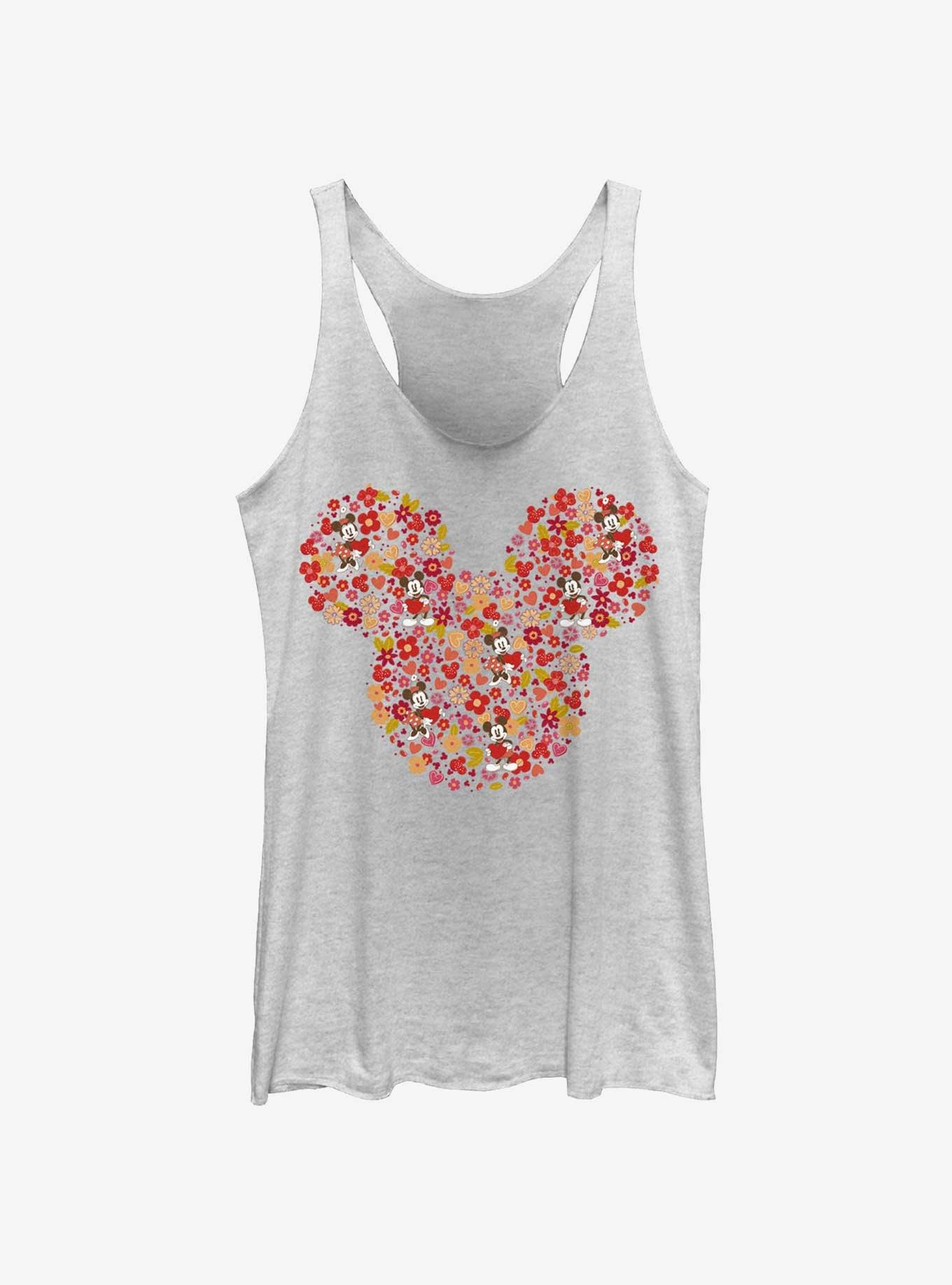 Disney Mickey Mouse Mickey Flowers Girls Tank, , hi-res