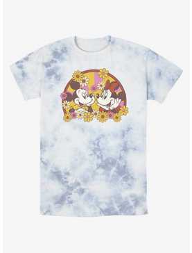 Disney Mickey Mouse & Minnie Mouse Love Bloom Tie-Dye T-Shirt, , hi-res