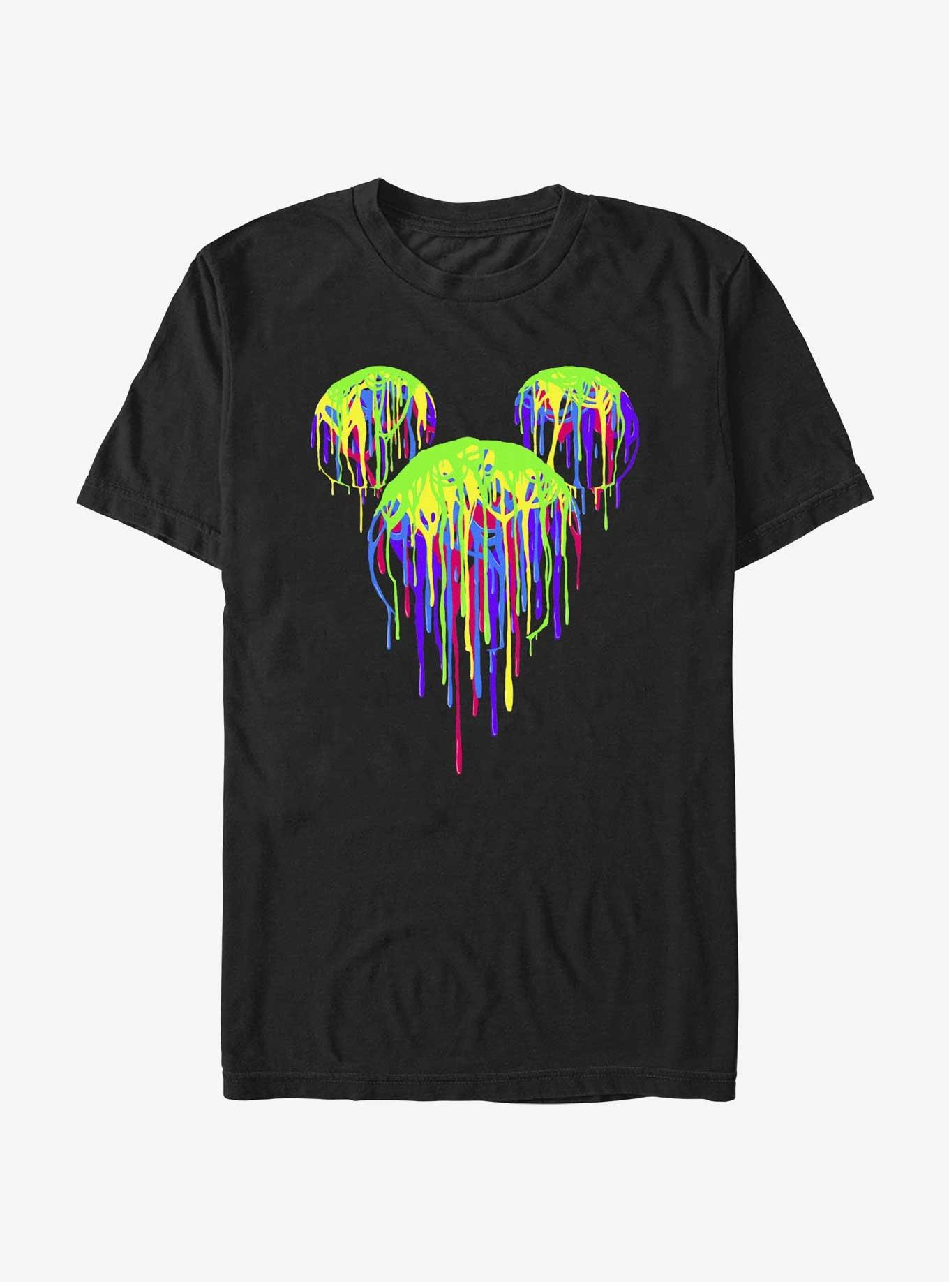 Disney Mickey Mouse Drip Ears T-Shirt, BLACK, hi-res