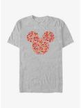 Disney Mickey Mouse Mickey Flowers T-Shirt, ATH HTR, hi-res