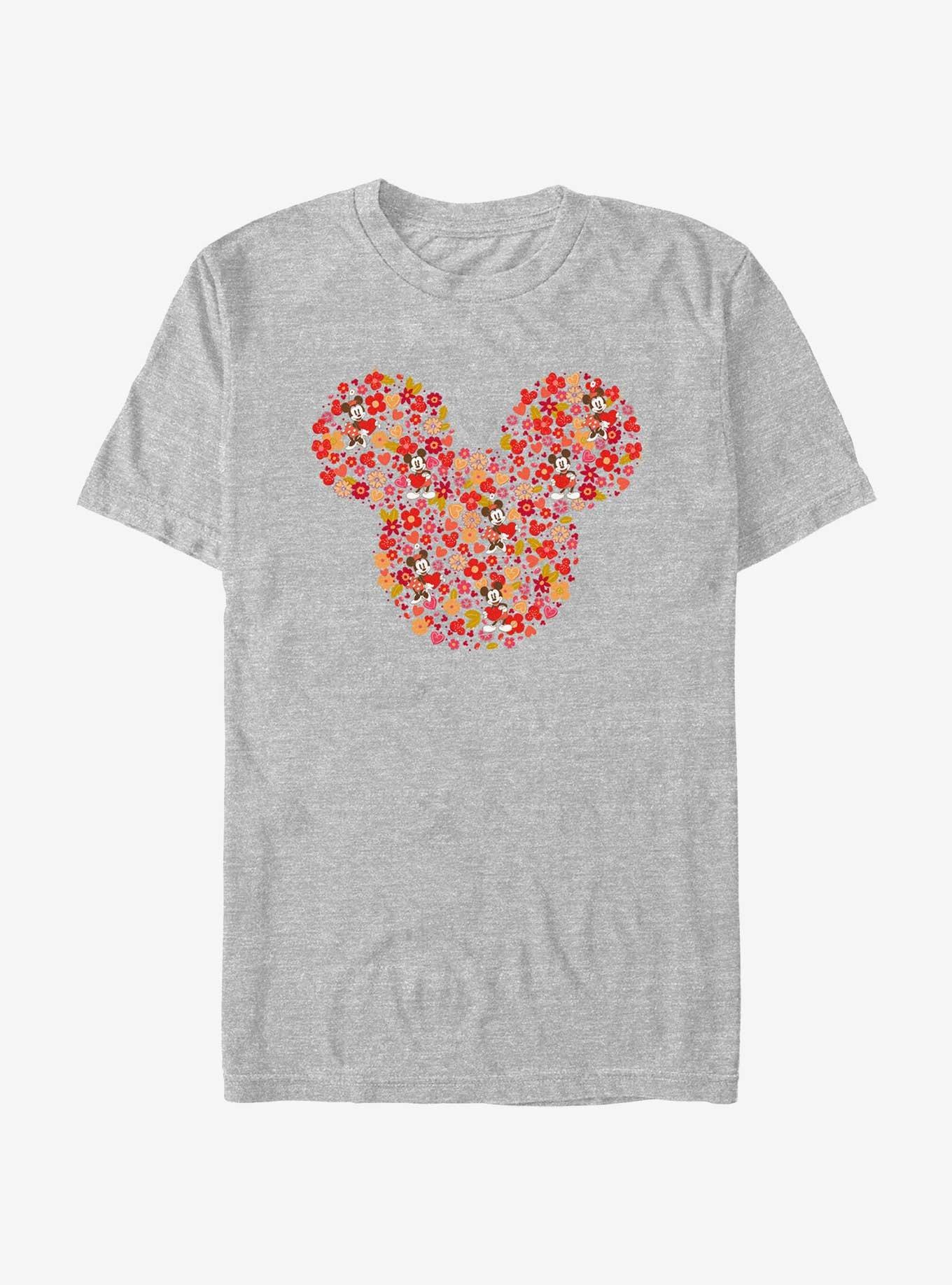 Disney Mickey Mouse Mickey Flowers T-Shirt, , hi-res