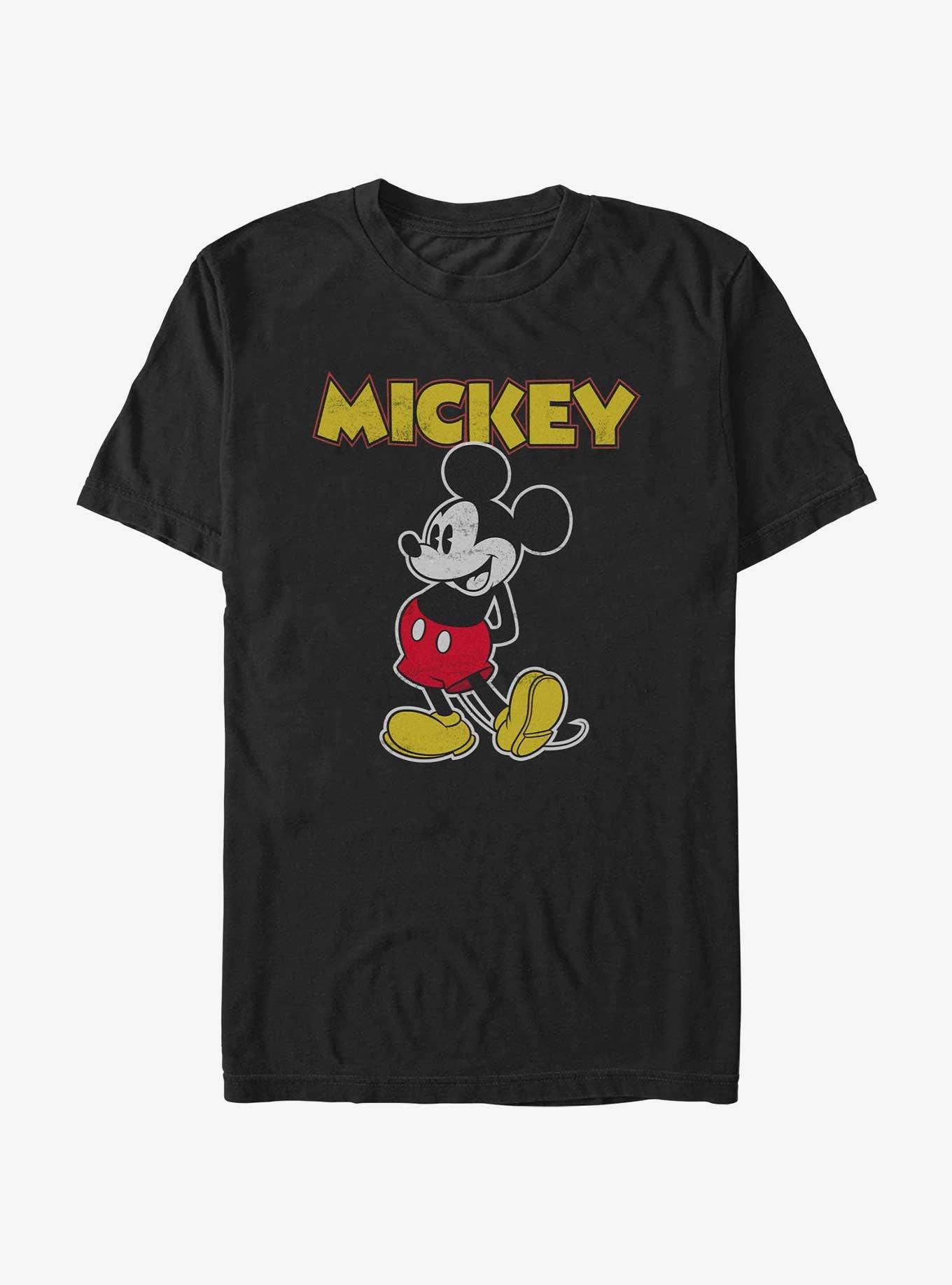 Disney Mickey Mouse Mickey Pose T-Shirt, BLACK, hi-res