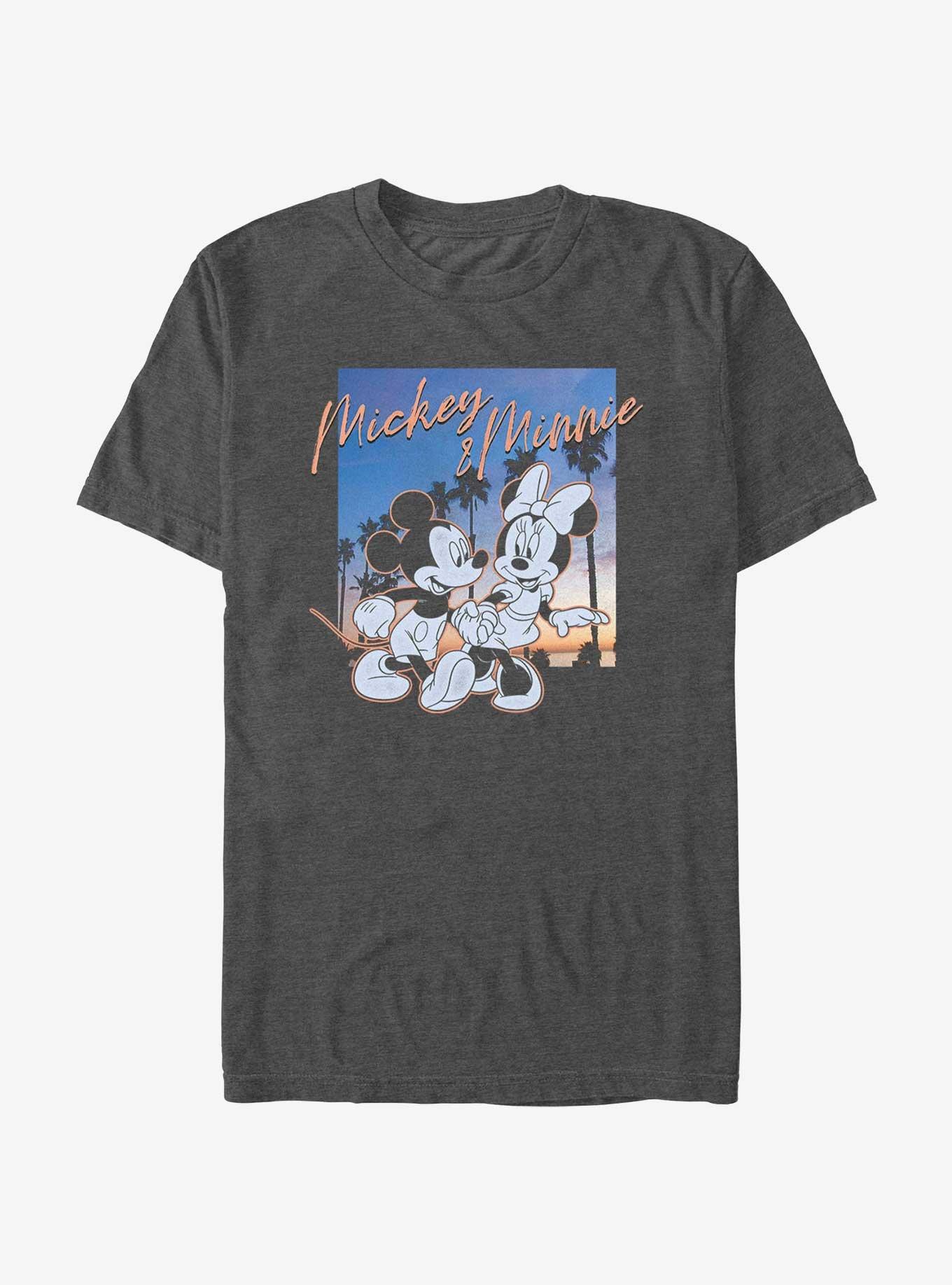 Disney Mickey Mouse & Minnie Mouse Sunset Couple T-Shirt, , hi-res