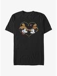 Disney Mickey Mouse & Minnie Mouse Western Sweethearts T-Shirt, BLACK, hi-res