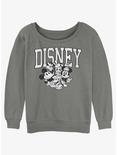 Disney Mickey Mouse Disney Group Girls Slouchy Sweatshirt, GRAY HTR, hi-res