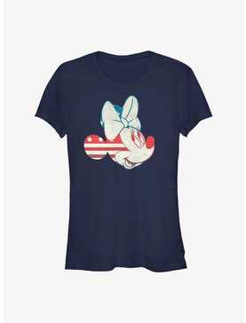 Disney Minnie Mouse American Flag Minnie Girls T-Shirt, , hi-res