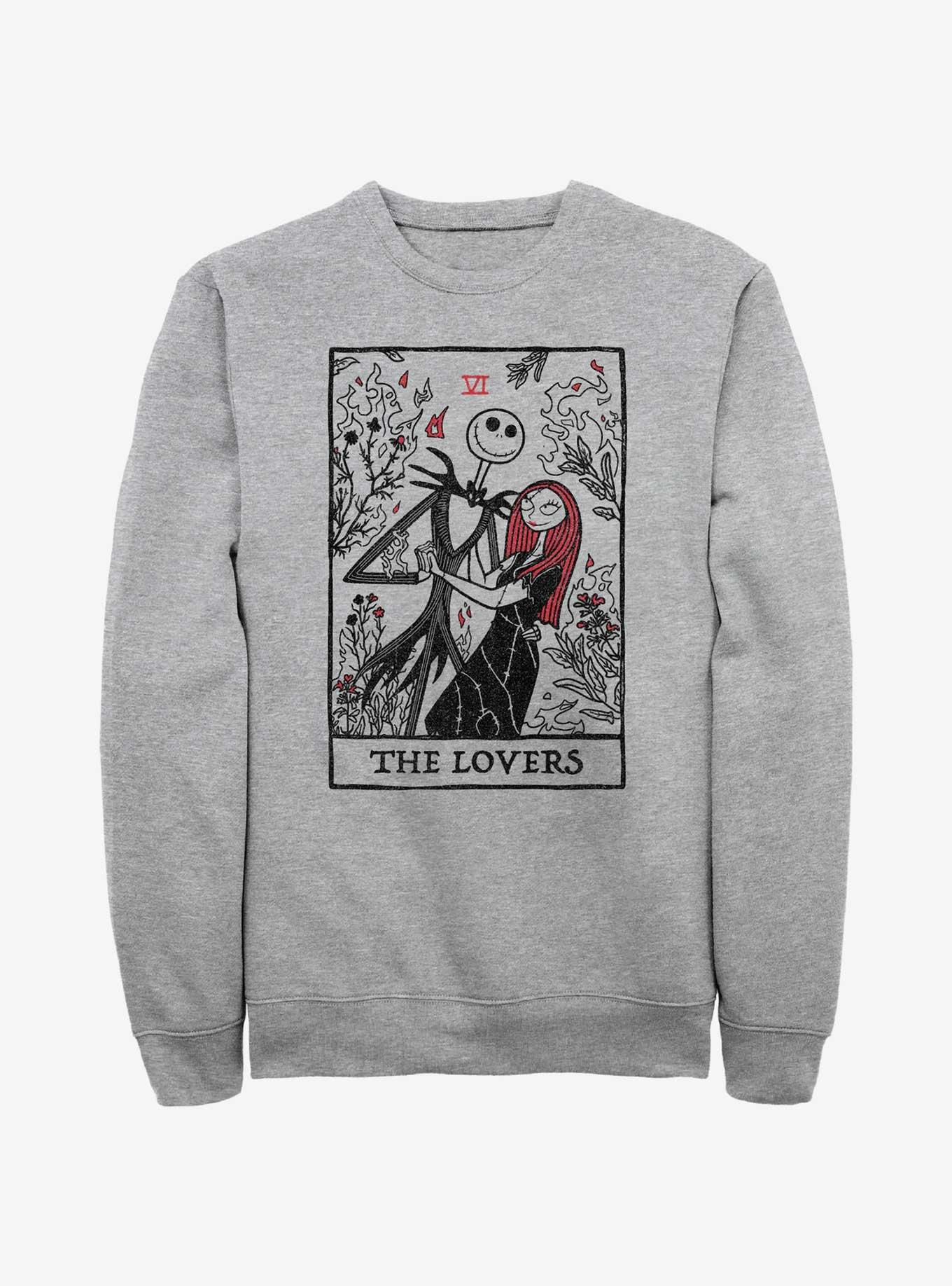 Disney The Nightmare Before Christmas Loving Death Sweatshirt, ATH HTR, hi-res