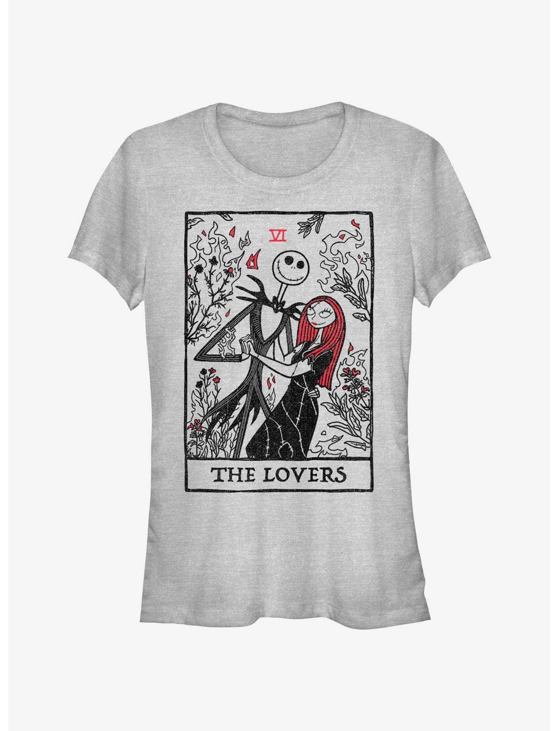 Disney The Nightmare Before Christmas Loving Death Girls T-Shirt, ATH HTR, hi-res