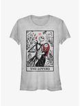 Disney The Nightmare Before Christmas Loving Death Girls T-Shirt, ATH HTR, hi-res